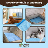CharmPaws® IcyNap - Zelfkoelende Ligmat voor Huisdieren