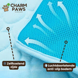 CharmPaws® IcyNap - Zelfkoelende Ligmat voor Huisdieren