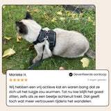 CharmPaws® Explorer Air - Ademend en Verstelbaar Kattenharnas met Looplijn