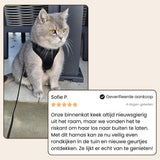 CharmPaws® Explorer Air - Ademend en Verstelbaar Kattenharnas met Looplijn